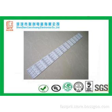 1.6mm Aluminium base pcb white solder mask black legend Lea